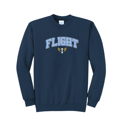 Adult & Youth - Fleece Crewneck (Flight Baseball)