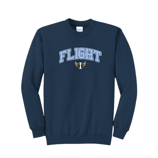 Adult & Youth - Fleece Crewneck (Flight Baseball)