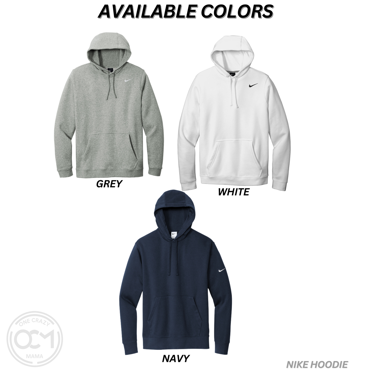 Adult & Ladies - Fleece Hoodie (Flight Baseball)