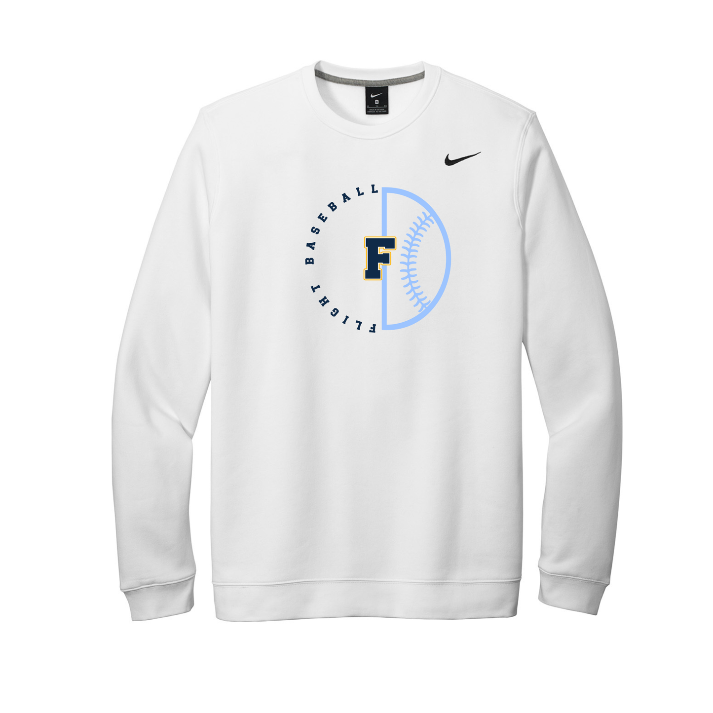 Adult - Fleece Crewneck (Flight Baseball)
