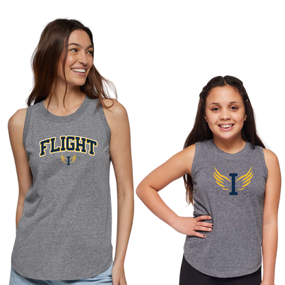 Ladies & Girls- Relaxed Jersey Tank (Flight Baseball)