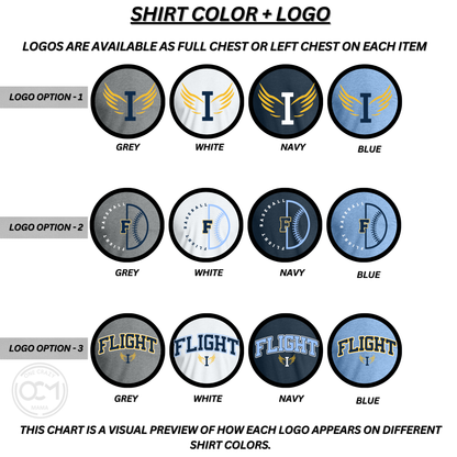 All Sizes - Softstyle Tee (Flight Baseball)