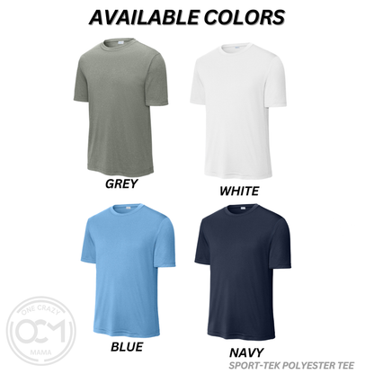 All Sizes - Polyester Tee (Flight Baseball)