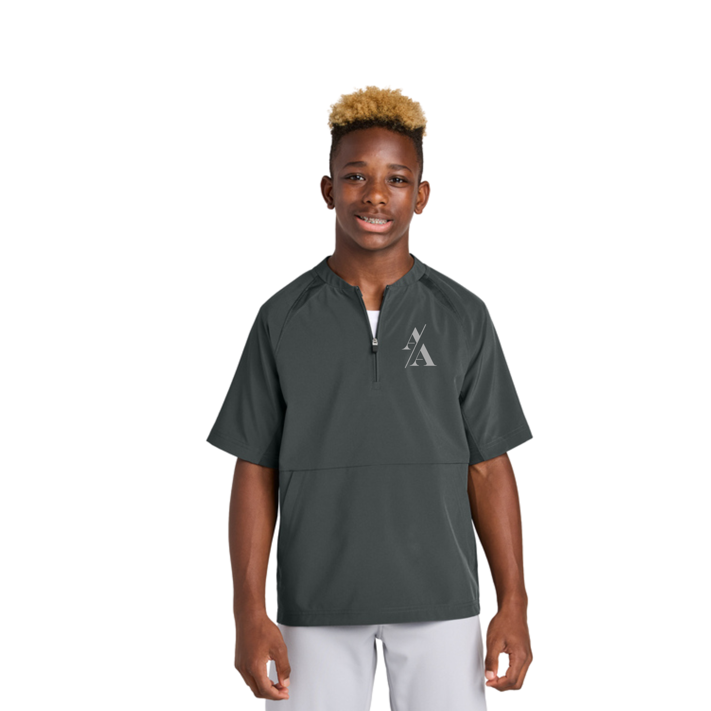 Adult & Youth - Repeat 1/2 Zip Jackets (Adrenaline Baseball)