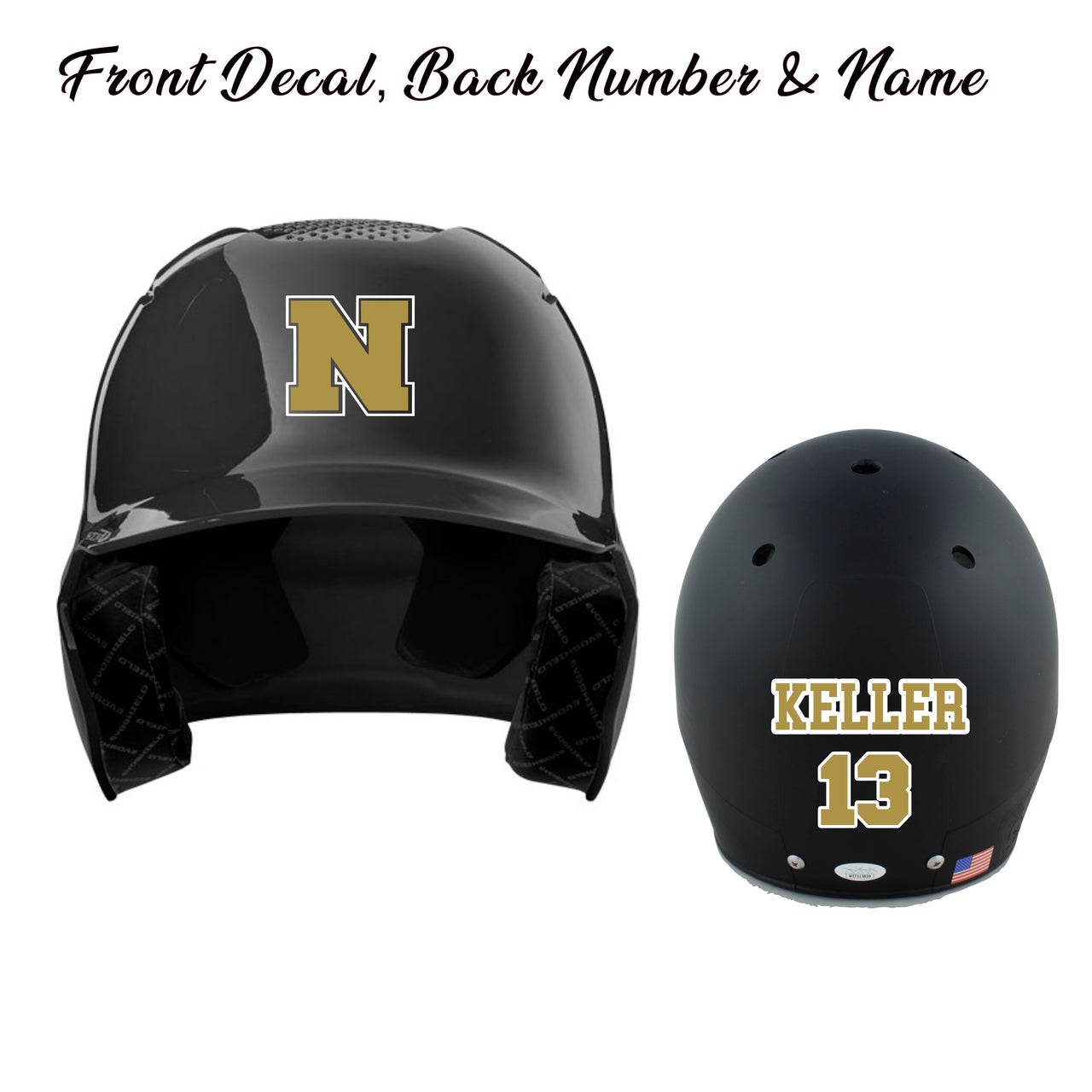 Helmet Decals - (NE Gold)