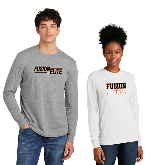 Adult & Youth - Next Level Long Sleeve Cotton/Poly Tee-  (Fusion Elite)