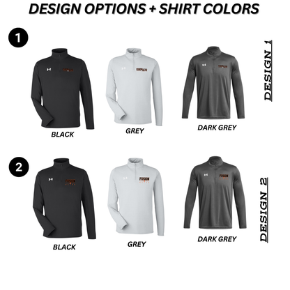 Adult -Under Armour Performance 1/4 Zip - (Fusion Elite)