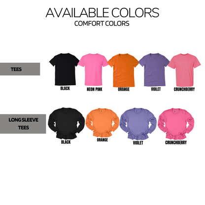 Adult - Fluffy Ghost Patch Tees (Comfort Colors)