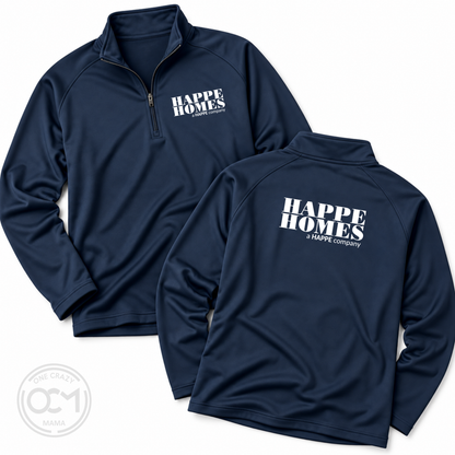 Sport Tek 1/4 zip - Men's & Ladies' | Happe Homes Company Store