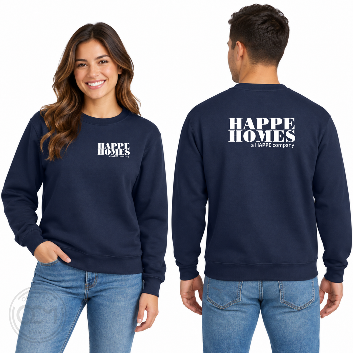 Port & Co Crewneck Sweatshirt | Happe Homes Company Store