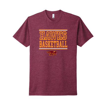 Adult -  (Pick Shirt Style) - (Ankeny Hawks Basketball)