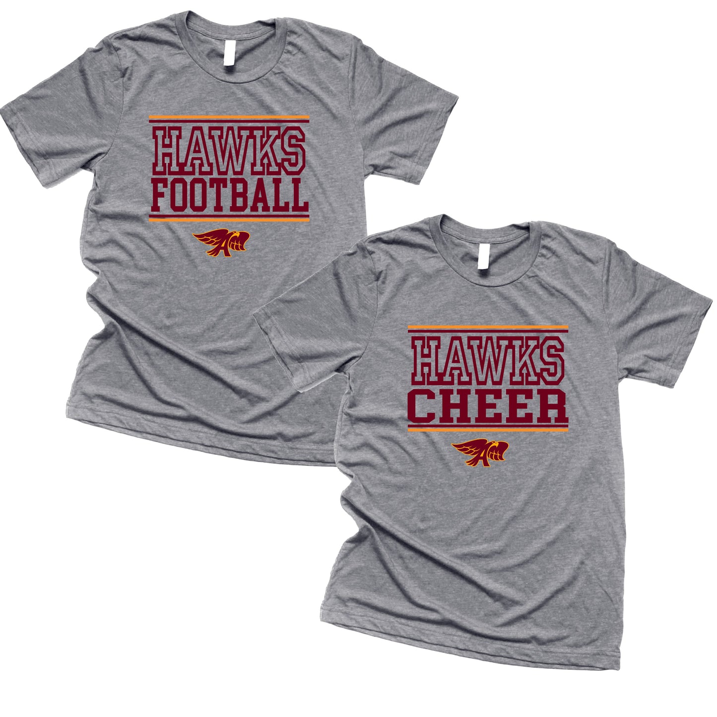 Adult -  (Pick your Sport & Pick Shirt Style) - Ankeny Hawks Collection