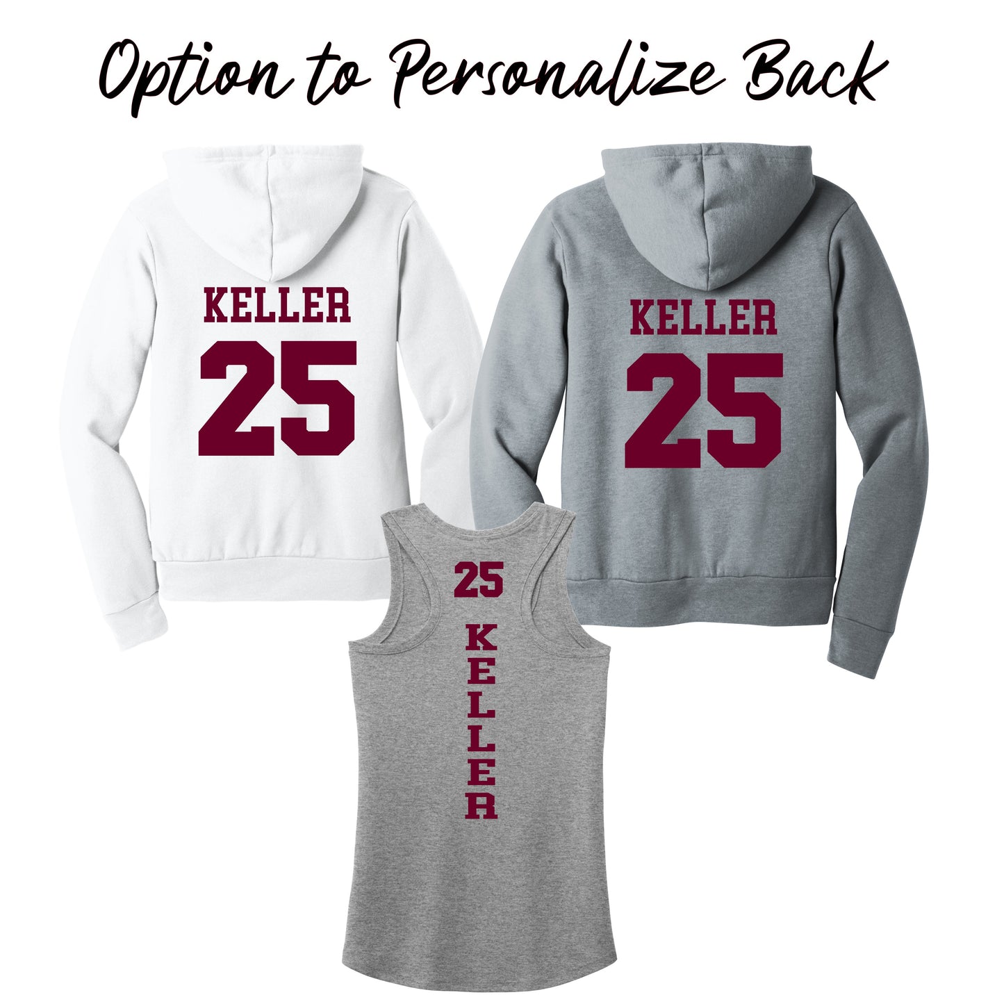 Ankeny Hawks Senior Football Moms 2024-2025 (6 apparel options - Option to add # to front & back)