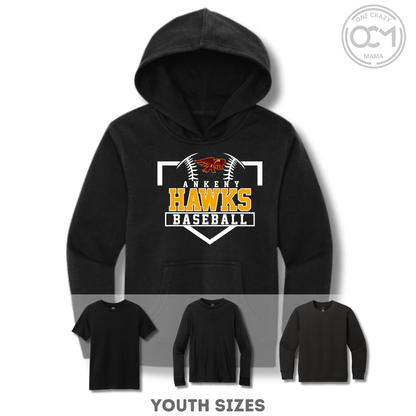Youth - Multiple Styles (Ankeny Hawks Baseball Collection)