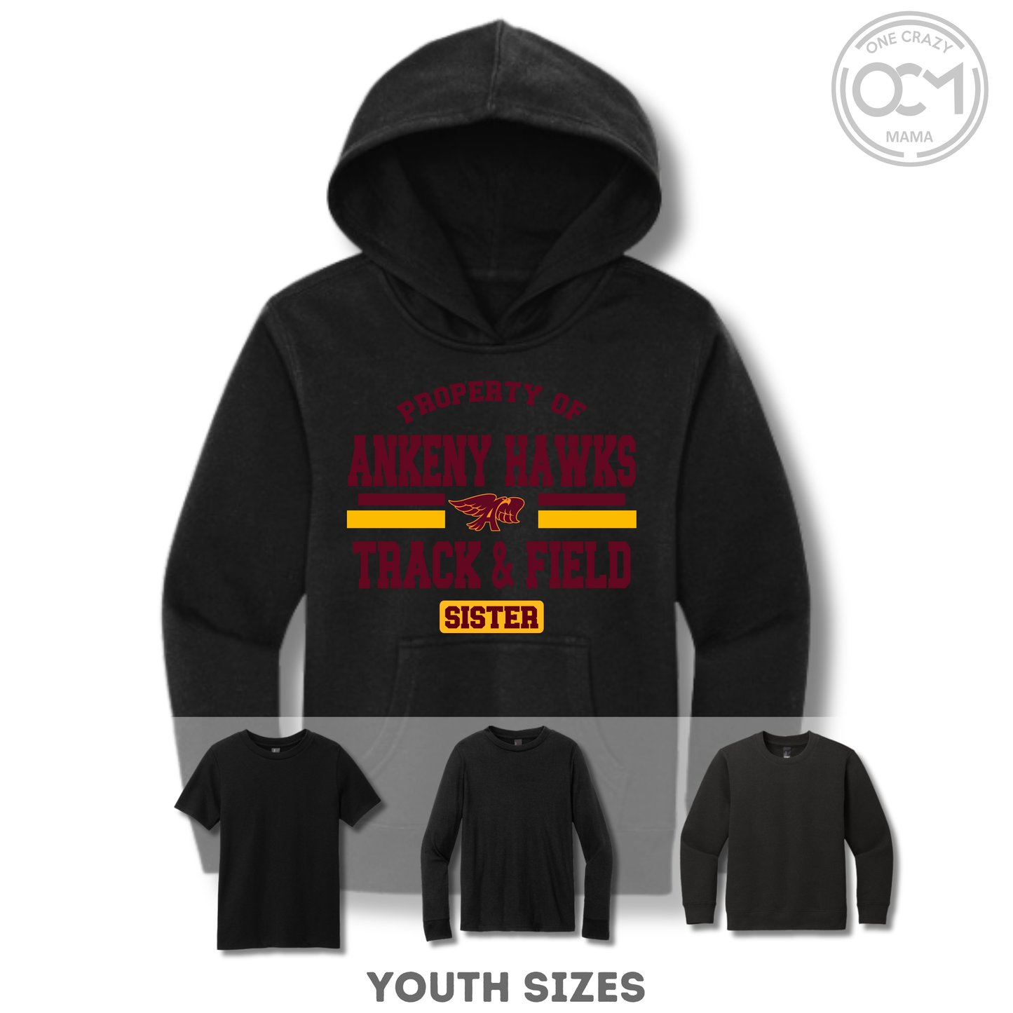 Youth - Multiple Styles (Ankeny Hawks Track & Field)