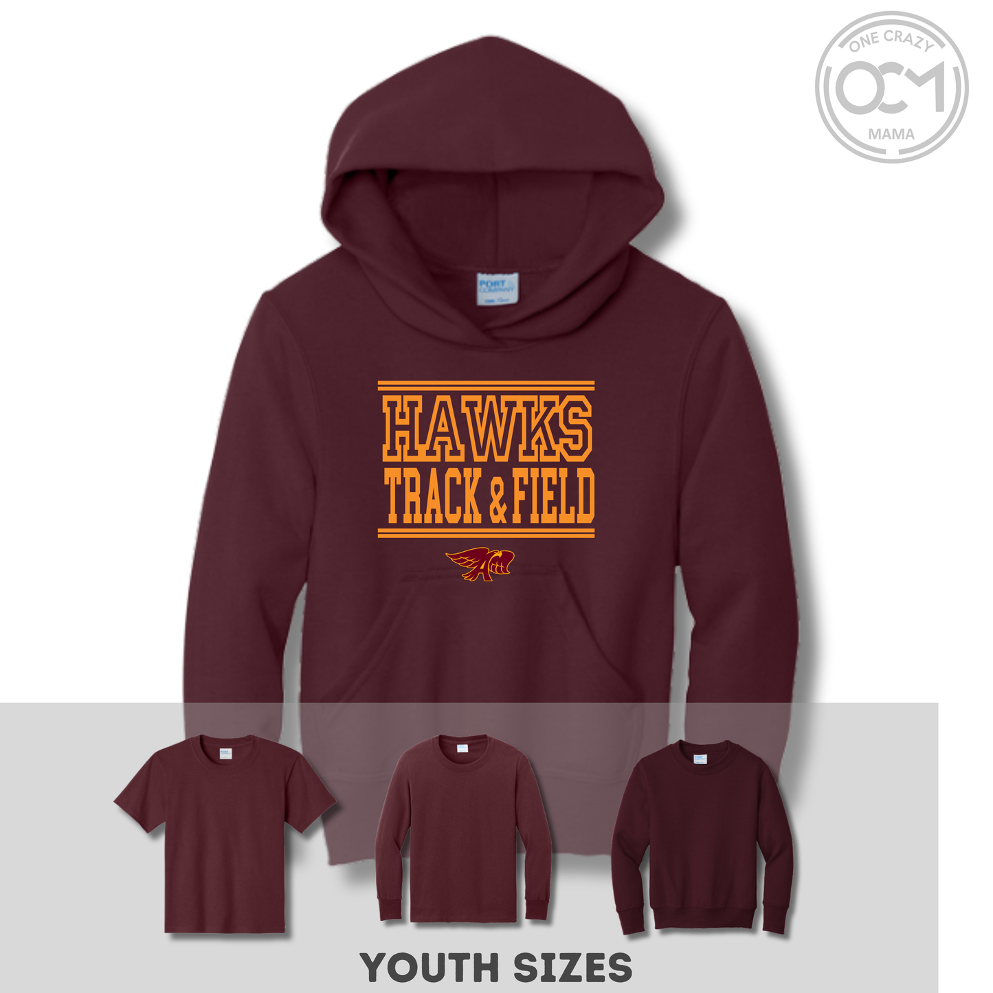 Youth - Multiple Styles (Ankeny Hawks Track & Field)