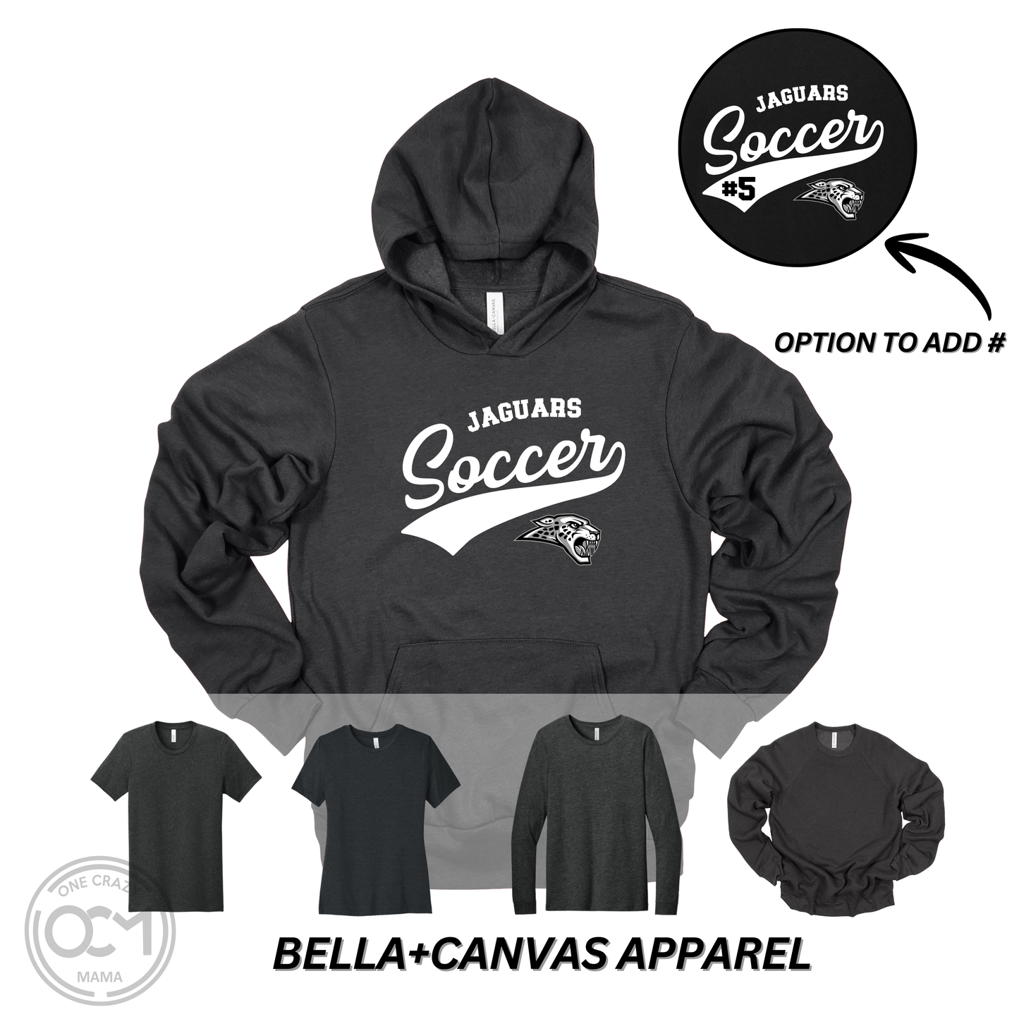 Adult & Ladies - Multiple Apparel Options - (Centennial Jaguars Soccer)