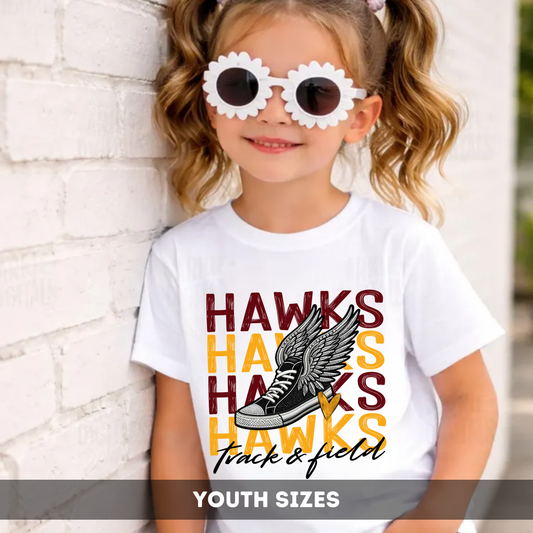 Youth - Multiple Apparel Options (Ankeny Hawks Track & Field)