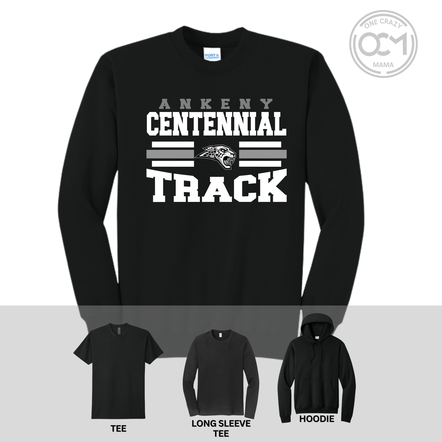 Adult - Multiple Apparel Options (Centennial Jaguars Track & Field)