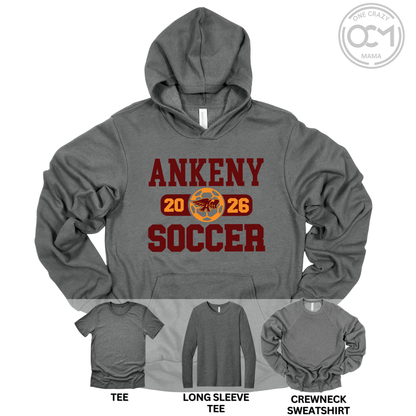 Adult - Multiple Apparel Options  (Ankeny Hawks Soccer)