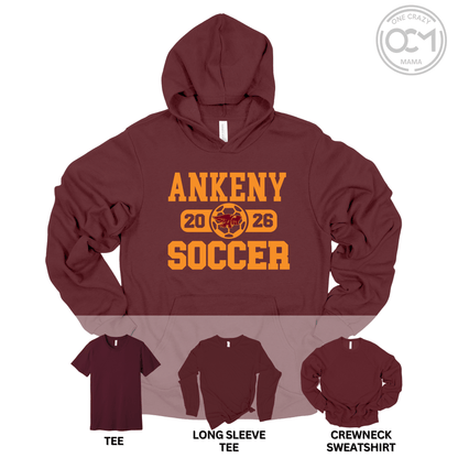 Adult - Multiple Apparel Options  (Ankeny Hawks Soccer)