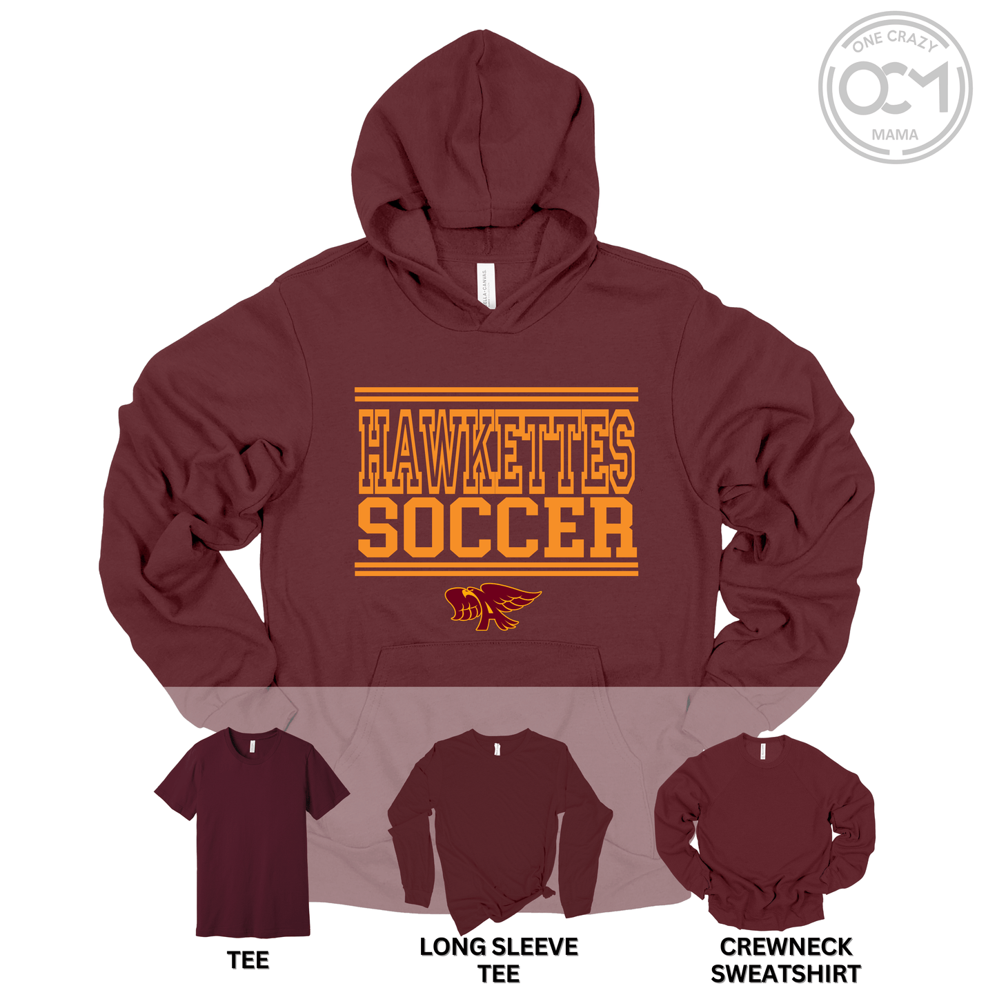 Adult - Multiple Apparel Options  (Ankeny Hawks Soccer)