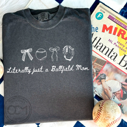 Adult & Youth - Heavyweight Tee (Ballfield Mom)