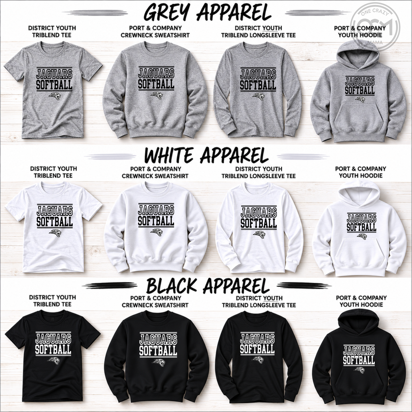 Youth - Multiple Apparel Options (Centennial Softball Collection)