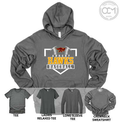 Adult - Multiple Styles (Ankeny Hawks Baseball Collection)