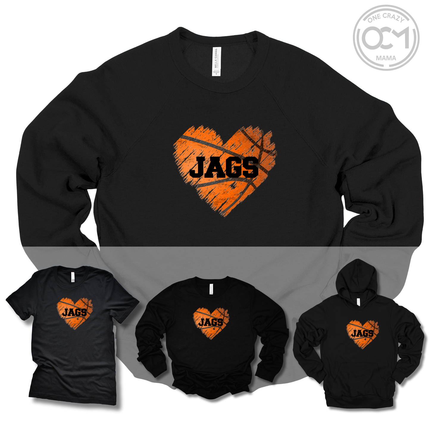 Adult & Youth - Bella+Canvas Apparel (Centennial Jaguar Basketball)