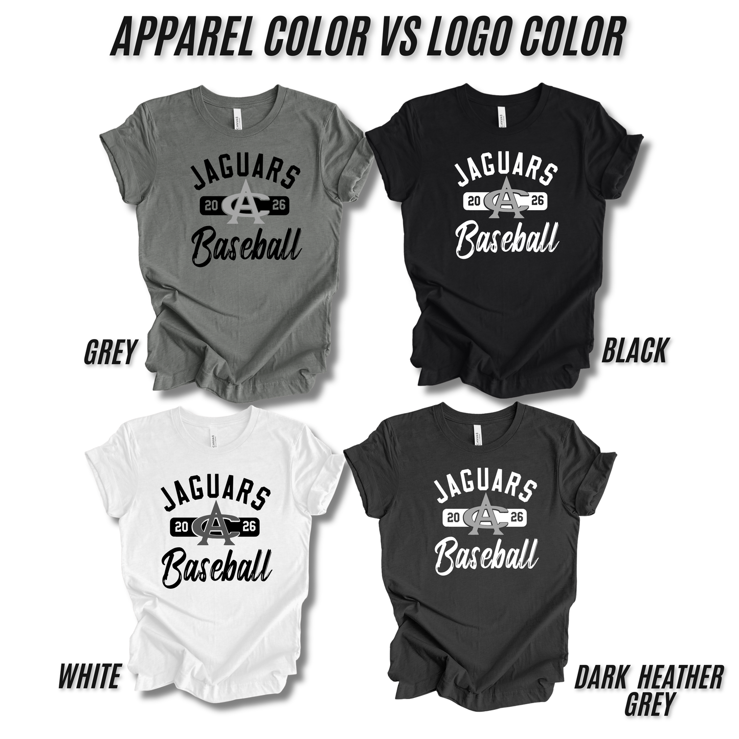 Adult & Ladies - Multiple Styles (Centennial Jaguar Baseball)
