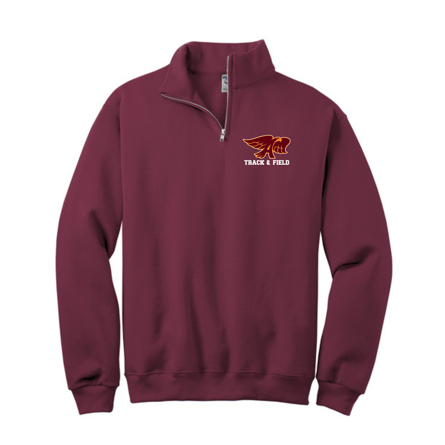 Adult - 1/4 Zip Sweatshirt (Ankeny Hawks Track & Field)