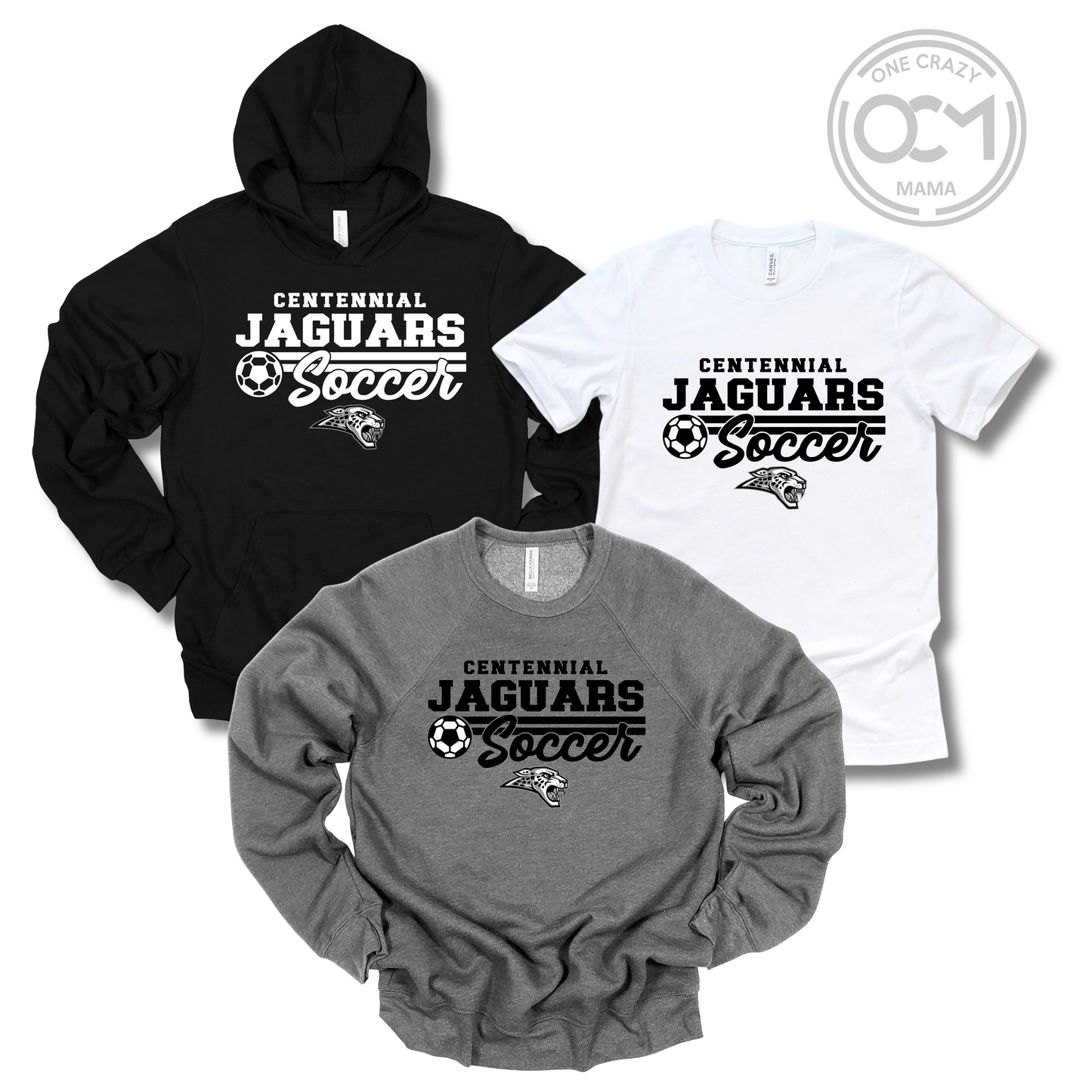 Adult - Multiple Apparel Options (Centennial Jaguar Soccer)
