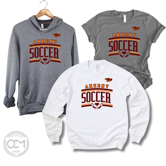 Adult - Multiple Apparel Options  (Ankeny Hawks Soccer)
