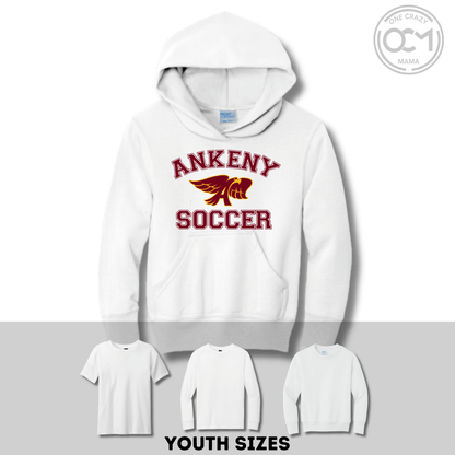 Youth - Multiple Apparel Options (Ankeny Hawks Soccer)