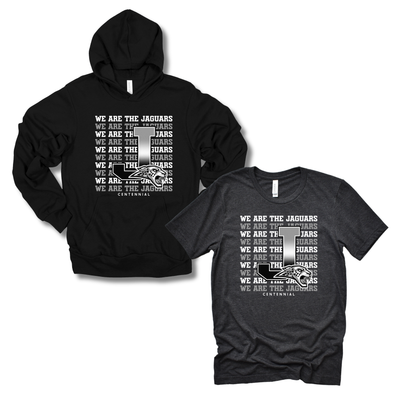 Adult & Ladies - Multiple Apparel Styles (Centennial Jaguars Collection)