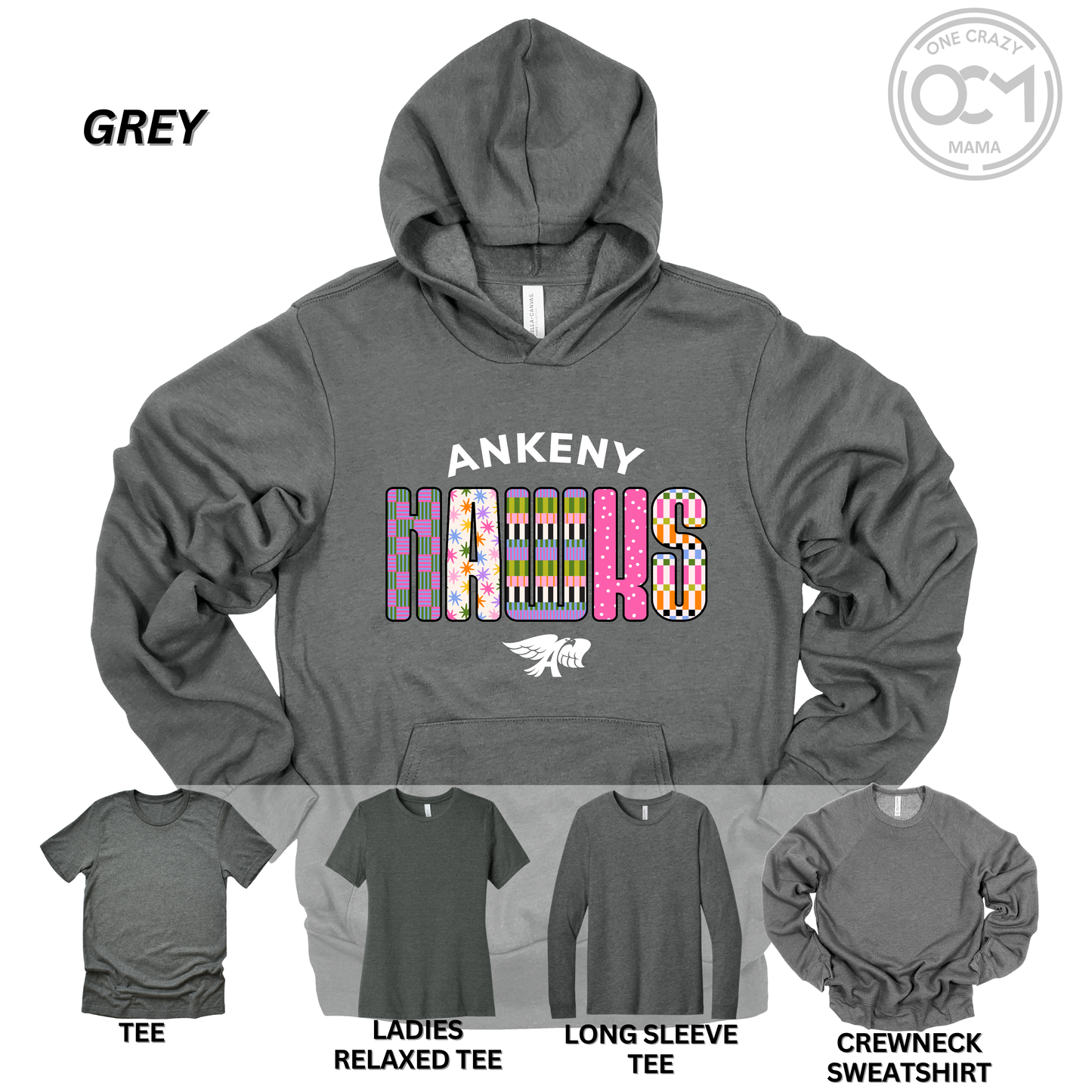Adult - Multiple Apparel Options (Ankeny Hawks Collection)