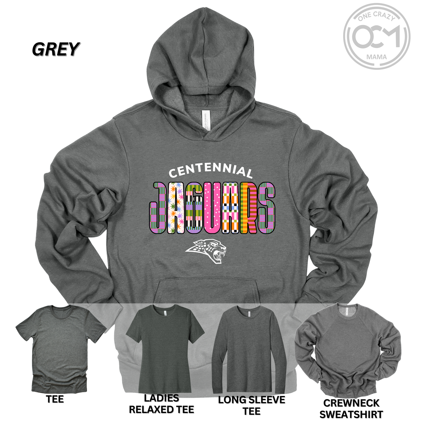 Adult & Ladies -Multiple Apparel Options (Centennial Jaguars Collection)