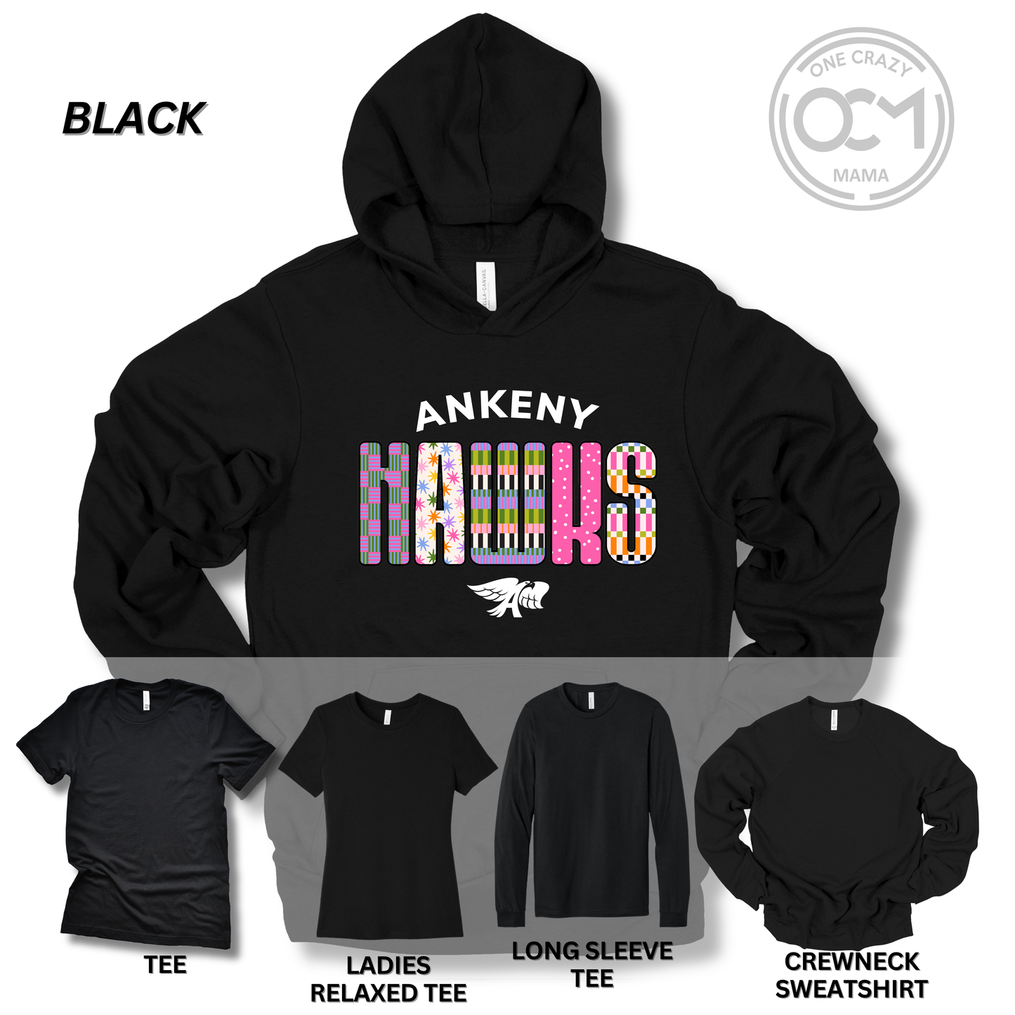 Adult - Multiple Apparel Options (Ankeny Hawks Collection)