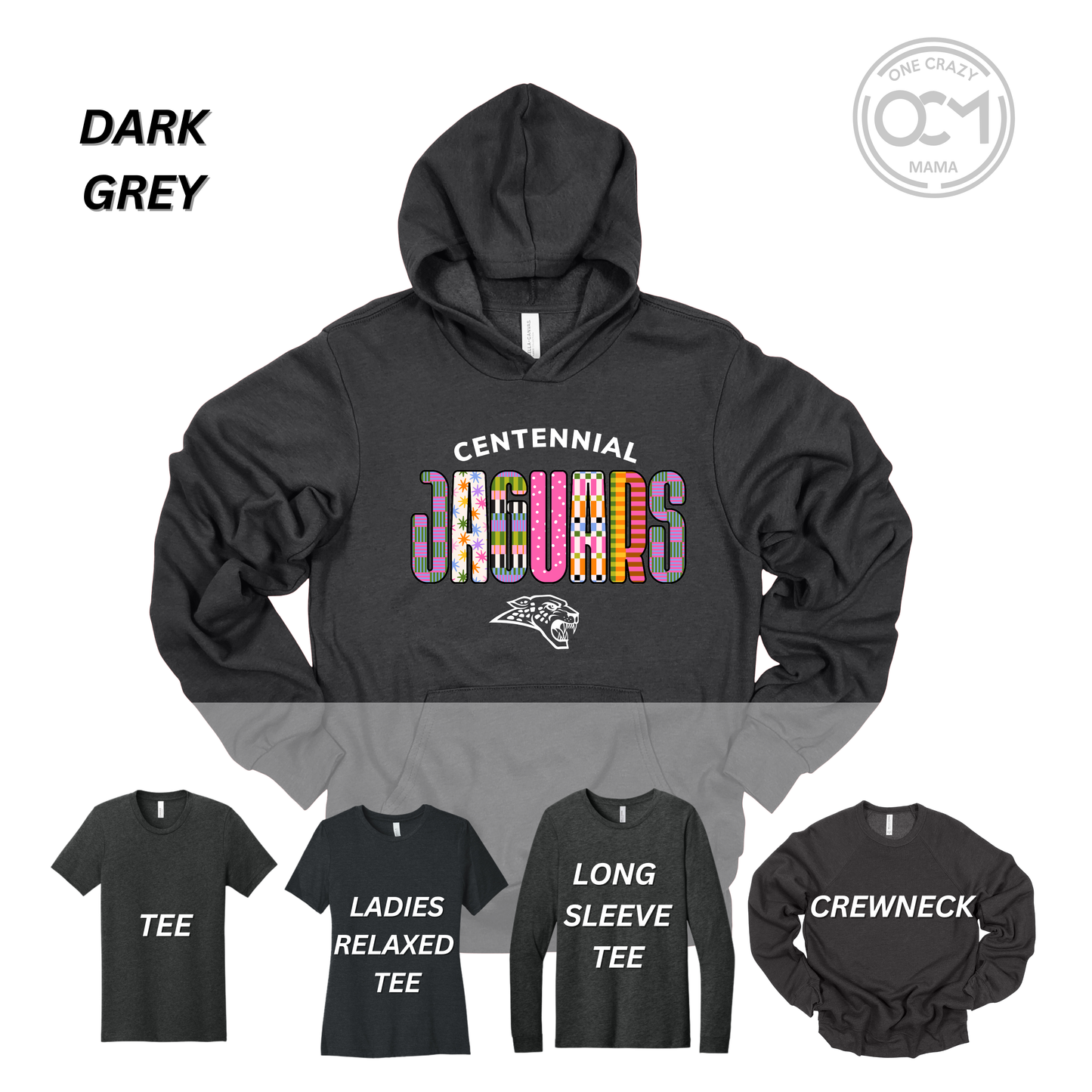 Adult & Ladies -Multiple Apparel Options (Centennial Jaguars Collection)