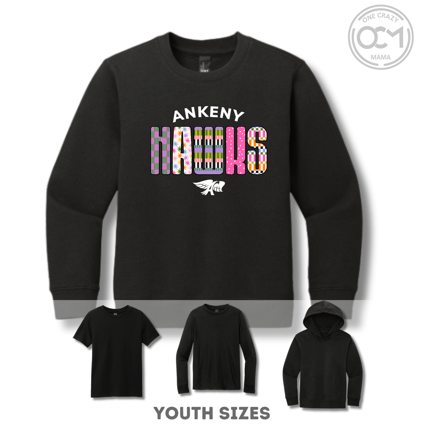 Youth - Multiple Apparel Options (Ankeny Hawks Collection)