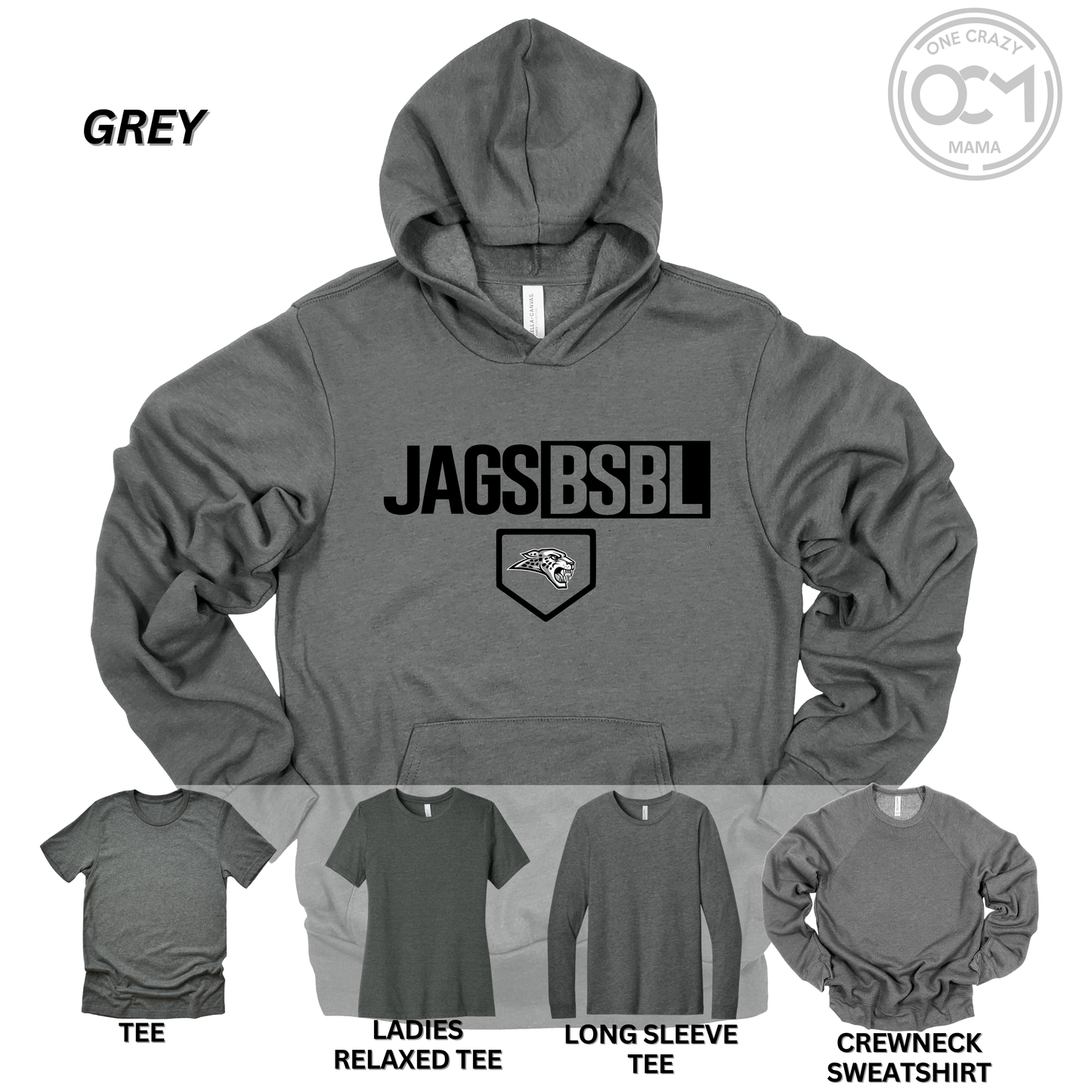 Adult & Ladies - Multiple Styles (Centennial Jaguar Baseball)