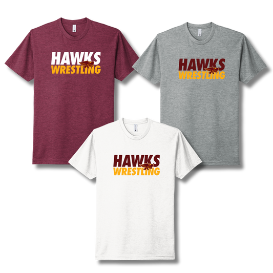 Adult & Youth - Premium Short & Long Sleeve Tees (Ankeny Hawks Wrestling)