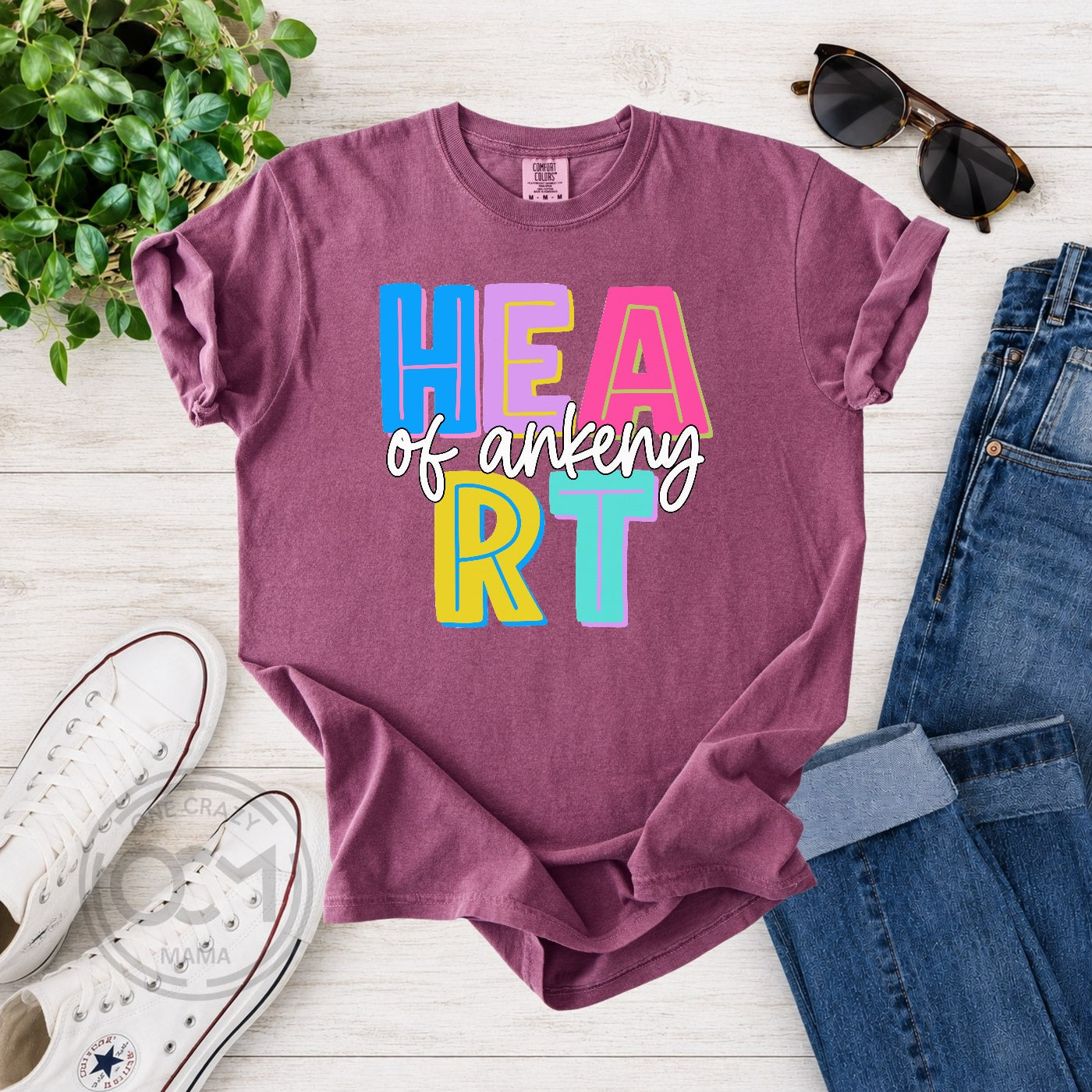 Comfort Colors - Heavyweight Tee (Heart of Ankeny)