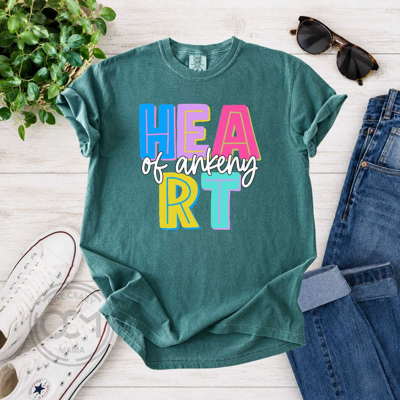 Comfort Colors - Heavyweight Tee (Heart of Ankeny)