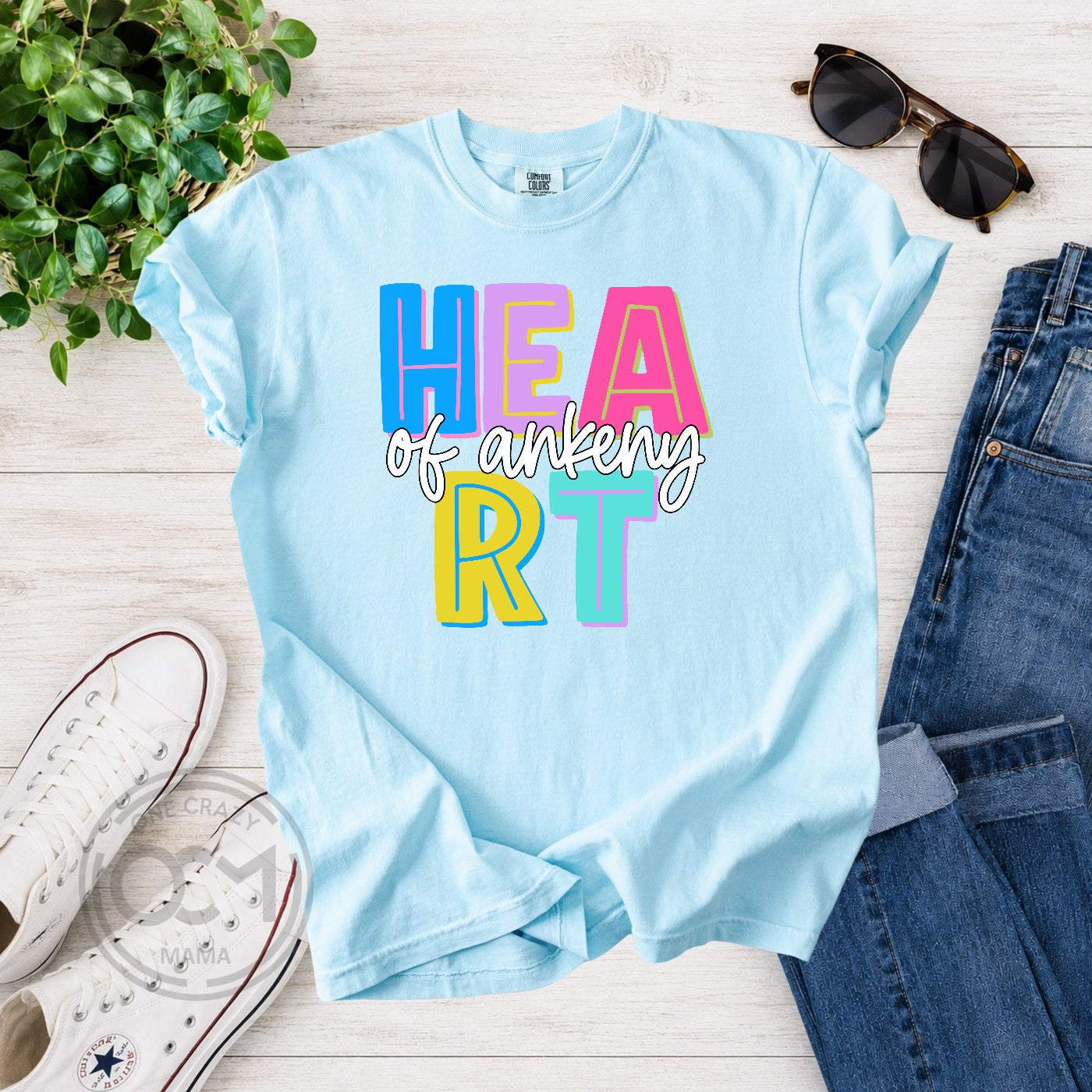 Comfort Colors - Heavyweight Tee (Heart of Ankeny)