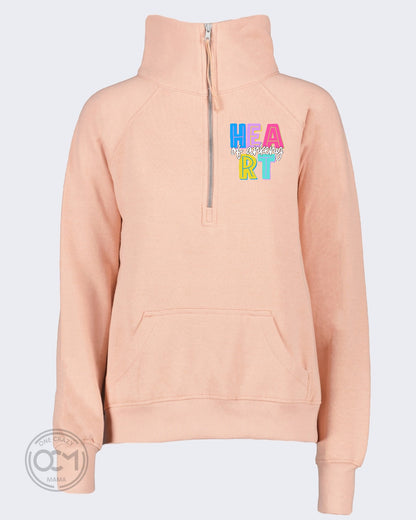 Enza - Ladies Half Zip Fleece (Heart of Ankeny)
