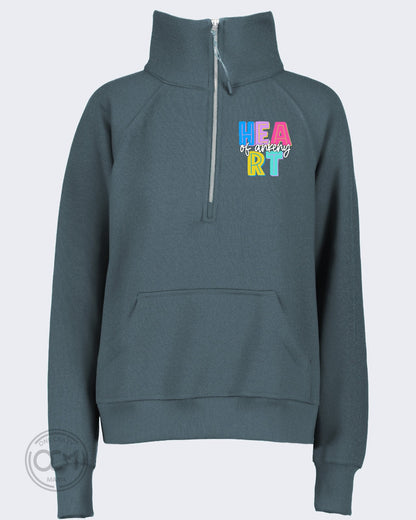 Enza - Ladies Half Zip Fleece (Heart of Ankeny)