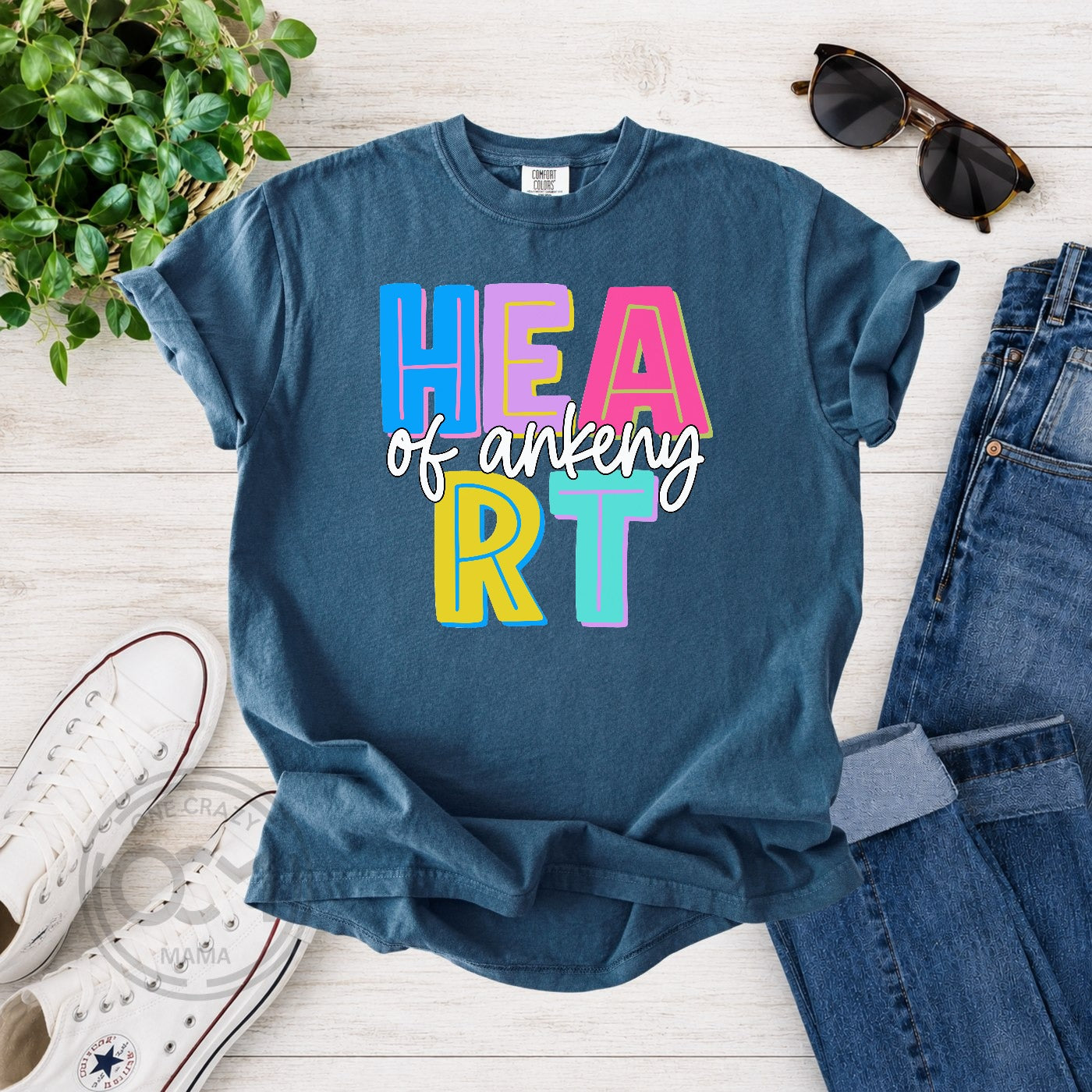 Comfort Colors - Heavyweight Tee (Heart of Ankeny)