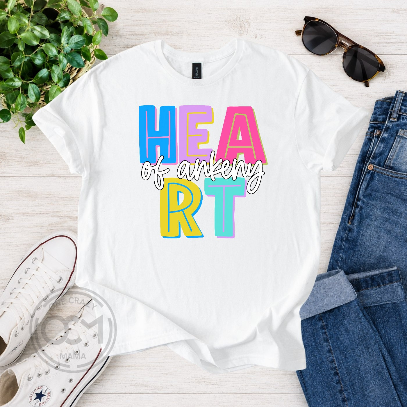 Comfort Colors - Heavyweight Tee (Heart of Ankeny)